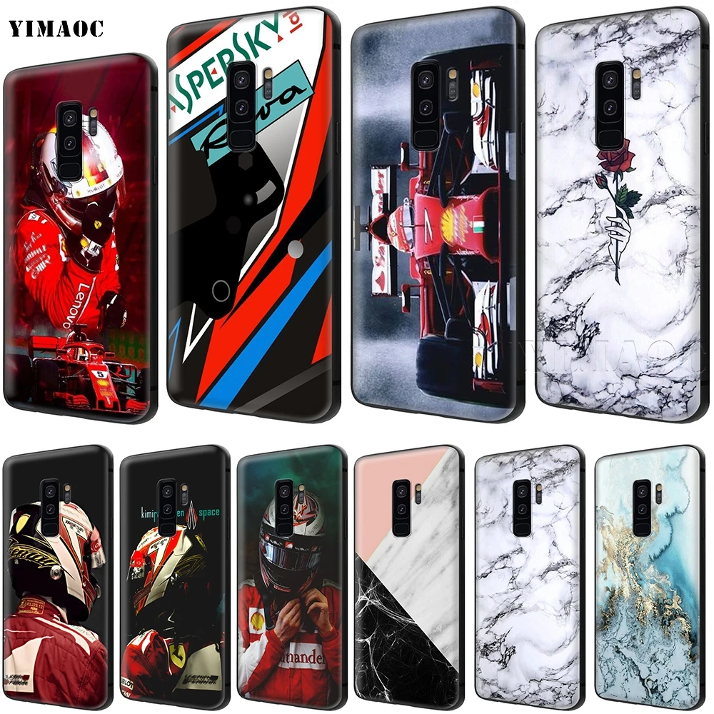 

YIMAOC Kimi Raikkonen Soft Silicone Case for Samsung Galaxy S6 S7 Edge S8 S9 Plus A3 A5 A6 Note 8 9