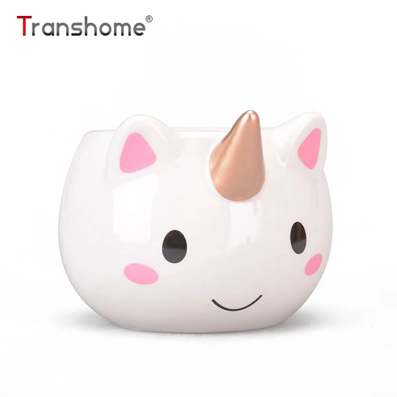 Кружка единорог Transhome 300 мл кружки с радужной лошадью и единорогом 3D керамическая