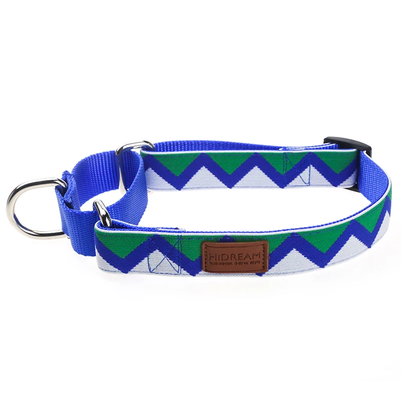 Nylon Rainbow Dog Collars For Big Dogs Outdoor Tactical Training Led Dog Collar Necklace Pet Supplies Leather Decoration HD002008 (4)