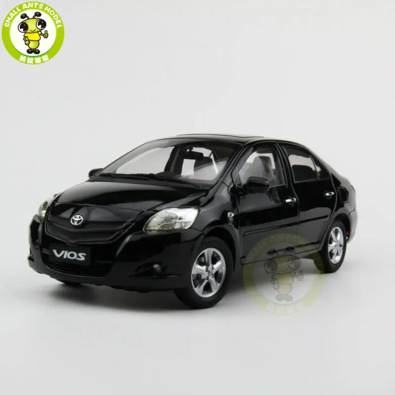 

1:18 Toyota Vios 2008 Diecast Car Model Black Color