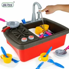 Akitoo детский игровой дом посудомоечная машина кухня приготовления риса игрушка для маленьких мальчиков и девочек Моделирование Кухонные принадлежности воды срез подарок jinq