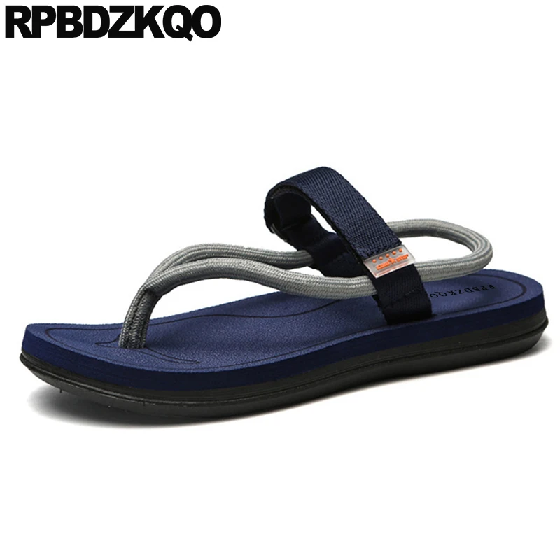 

Plus Size Men Gladiator Sandals Summer Blue Native Flat 45 Roman Brown 2019 Large Slip On Strap Black Casual Beach Fashion Shoes