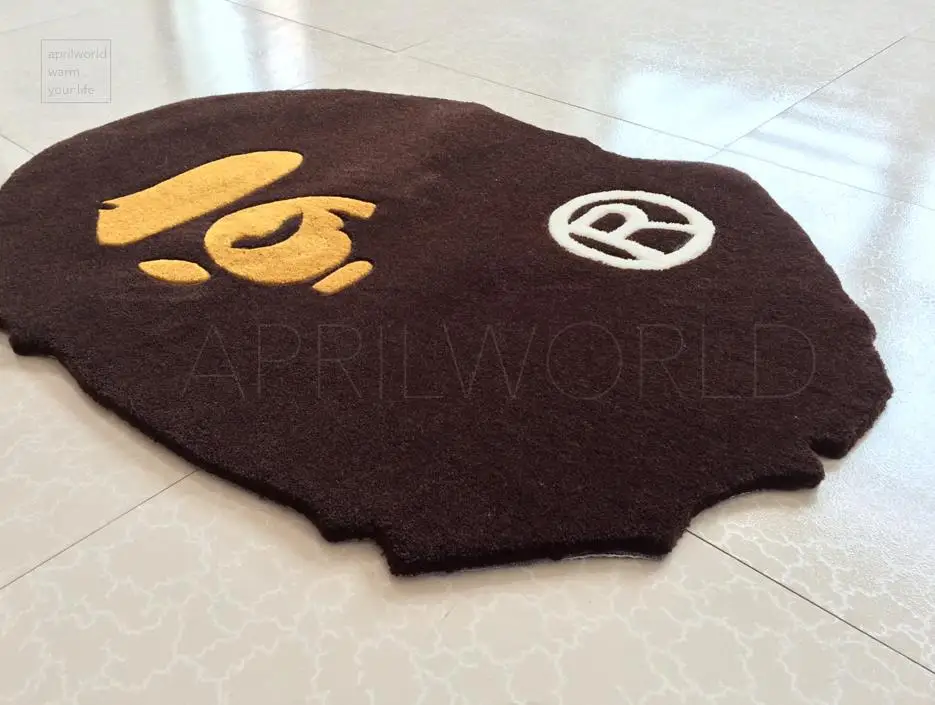 New A Bathing Ape Bape Carpet Rug Monkey Home Decoration Door Mat Floor 