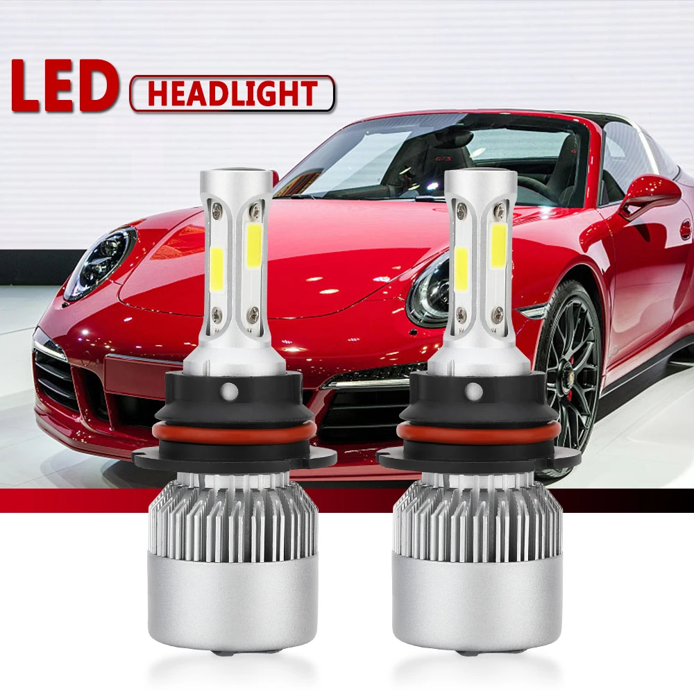 

Shipping by DHL Led H7 H4 9005 HB3 9006 H3 H11 H13 9004 9007 COB Auto Headlight Kits 6500K 8000LM Hi-Lo/Single Beam Car Led Bulb