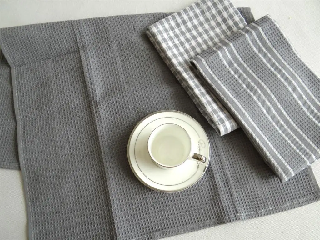 Толстые вафельные кухонные полотенца домашний текстиль ткань столовые салфетки кухонные полотенца 3 шт./упак. 3 цвета для Choose30