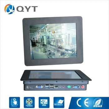 

10.4"Panel PC intel 3855U 1.6GHz Resistive Touch Screen Resolution 800x600 Industrial All In One pc with 4GB RAM /32G SSD