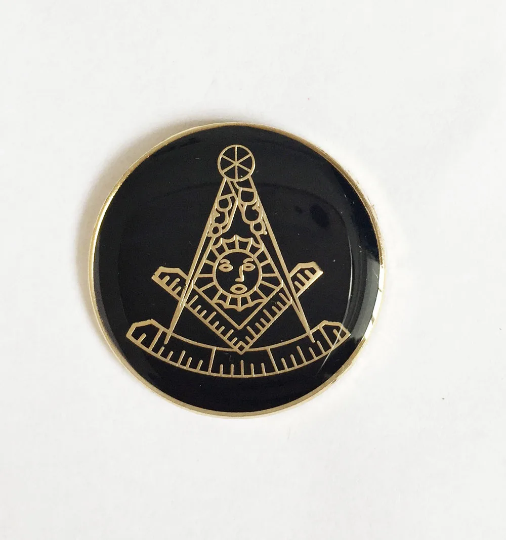 

Free Shipping 1pcs Past Master Lapel pin Badge Emblem