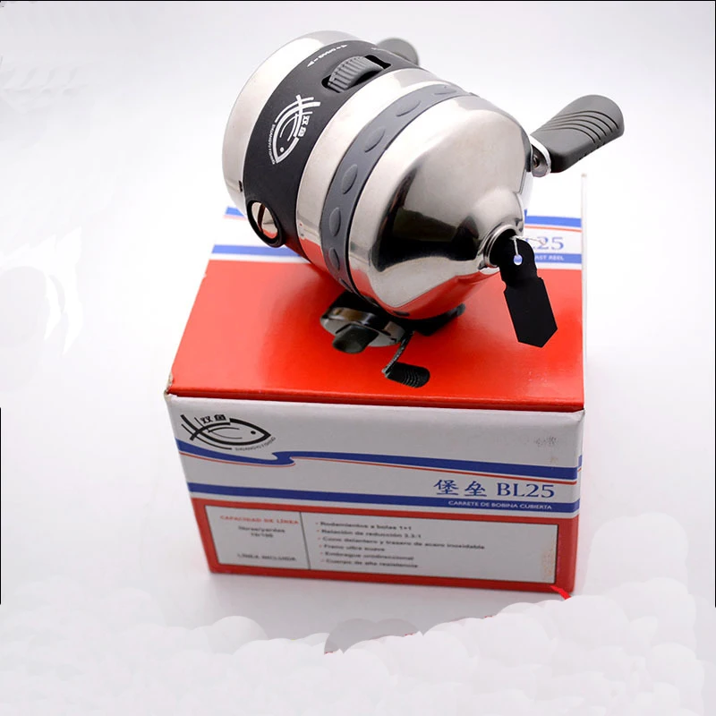

Mini Bow Slingshot Catapult Hunting Shooting Fishing Spincast Reel Wheel Outdoor Tools for Outdoor Shooting Fish