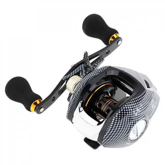 Cheap Right/Left Hand Optional 12+1BB 6.3:1 Fishing BaitCasting Reel Snake Grain 215g Magnetic Brake Max Drag 8KG / 17.6LB Cheap Right/Left Hand Optional 12+1BB 6.3:1 Fishing BaitCasting Reel Snake Grain 215g Magnetic Brake Max Drag 8KG / 17.6LB