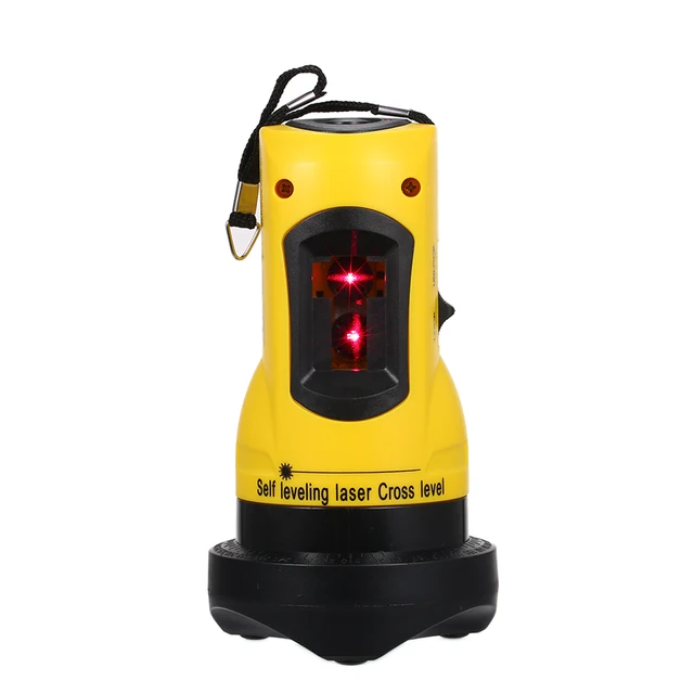 Cheap Household 2 Lines Cross Laser Level Device 360 Rotary Cross Line Leveling Alarm Outdoor Receiver Vertical & Horizontal
