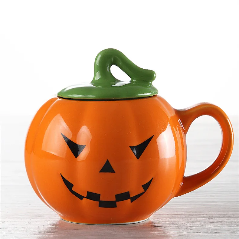 Carve out a space in your cupboard for a handcrafted Jack-o'-Lantern Mug from Pi
