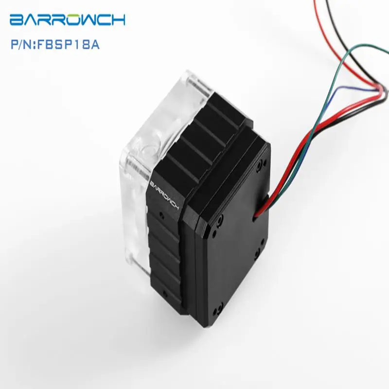 Barrowch FBSP18A-V2, 18 Вт насосы с ШИМ, LRC 2,0 с алюминиевой крышкой радиатора, полное окружение структуры