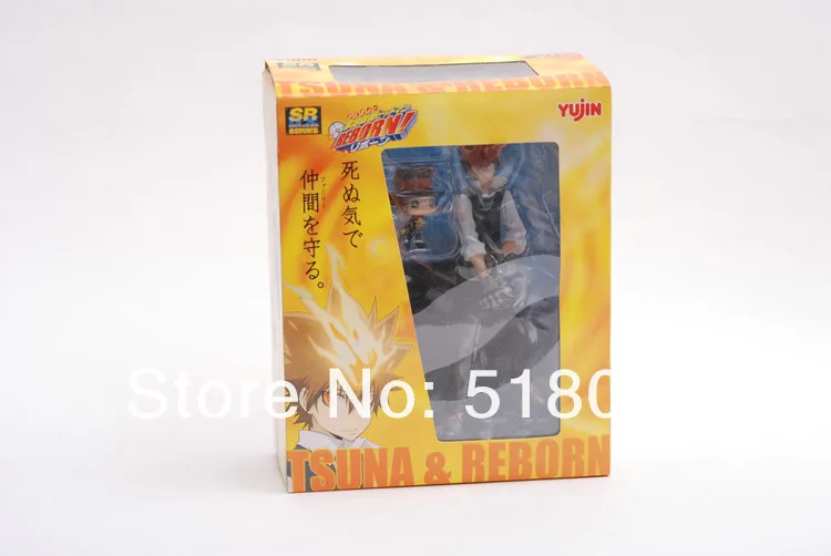 Аниме kateyo Hitman Reborn Sawada Tsuna ПВХ Модель Рисунок в коробке 7 ''18 см RBFG001