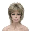 StrongBeauty-peluca sintética para mujer, pelo corto, Natural, Rubio, sin capa, en capas ► Foto 1/6