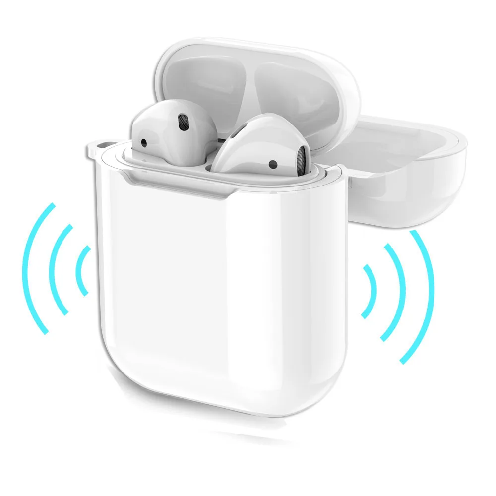 

2019 Wireless Charge Case Standard Cover for Apple Airpods Bluetooth Headset Protection Case wireless Earphone Charge Case