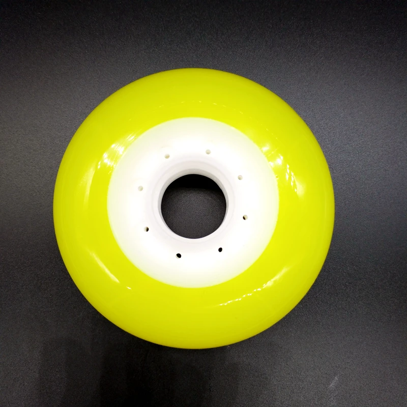 Скейт колесо желтый 85 а 8 шт/партия подшипник abec-7 ABEC-9