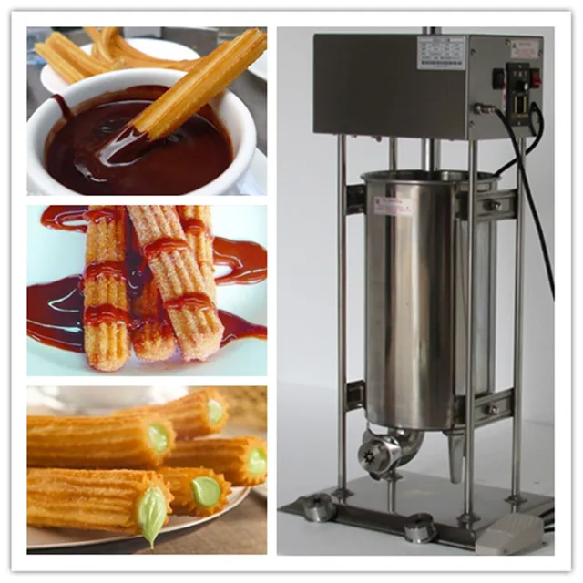 12l electric automatic spain churros machine fried bread stick