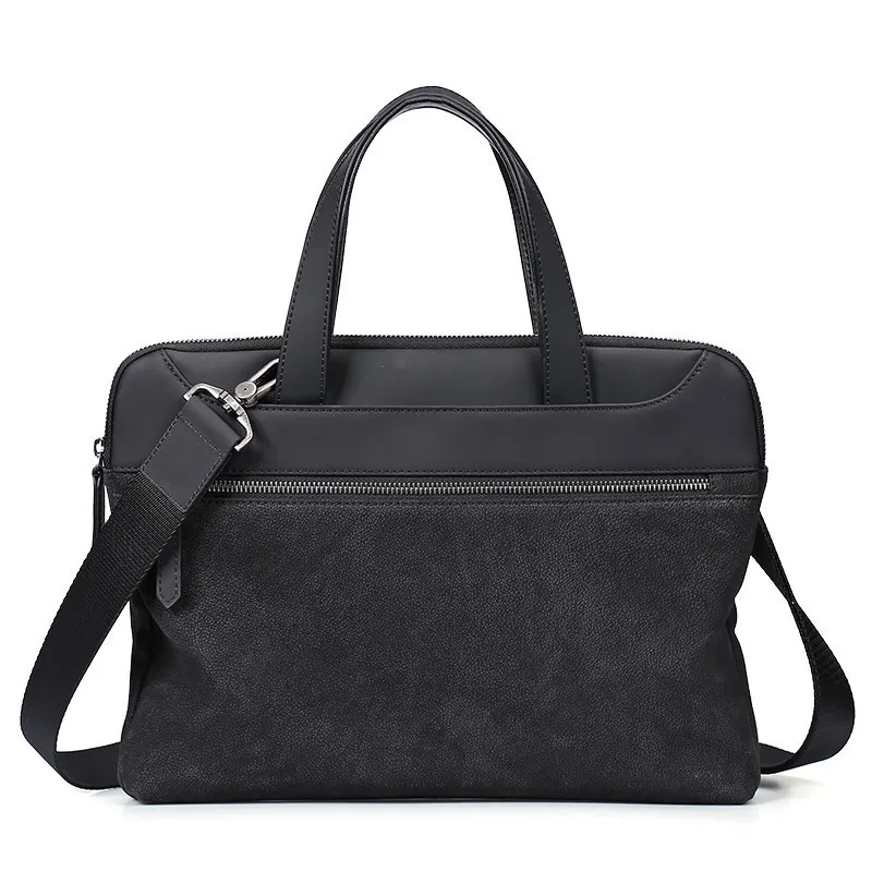 Топ класс кожаный мужской портфель для ноутбука роскошные сумки для Macbook Pro 13 дюймов Мужская сумка-мессенджер Мужская сумка из воловьей кожи