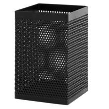 Удобные черные сетчатые карандашом пот клип держатель контейнера Организатор метель канцелярские держатель круглый офис школы питания