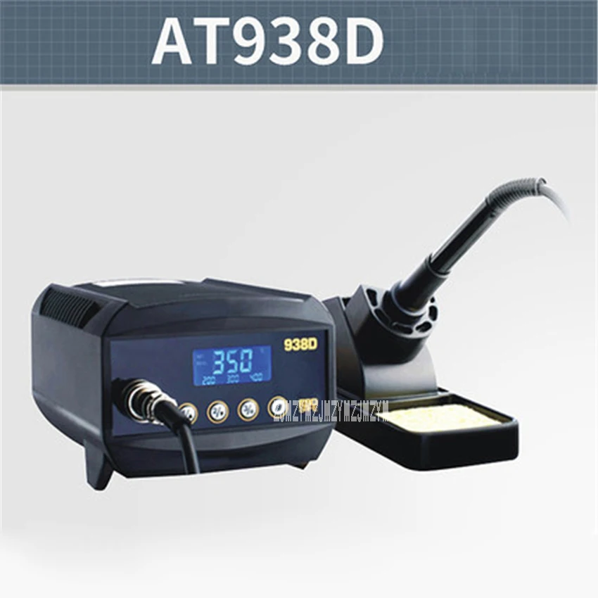 Новый AT938D паяльная станция Контроль температуры паяльная станция цифровой Дисплей паяльник сварки станция 110 V/220 V 60 W