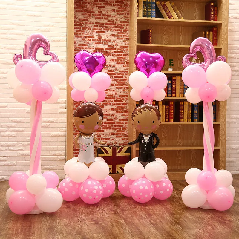 Birthday party decorations kid adult Birthday Balloon Plastic Rod Birthday Latex Party Balloon Wedding Holder Arch Balloon Stand