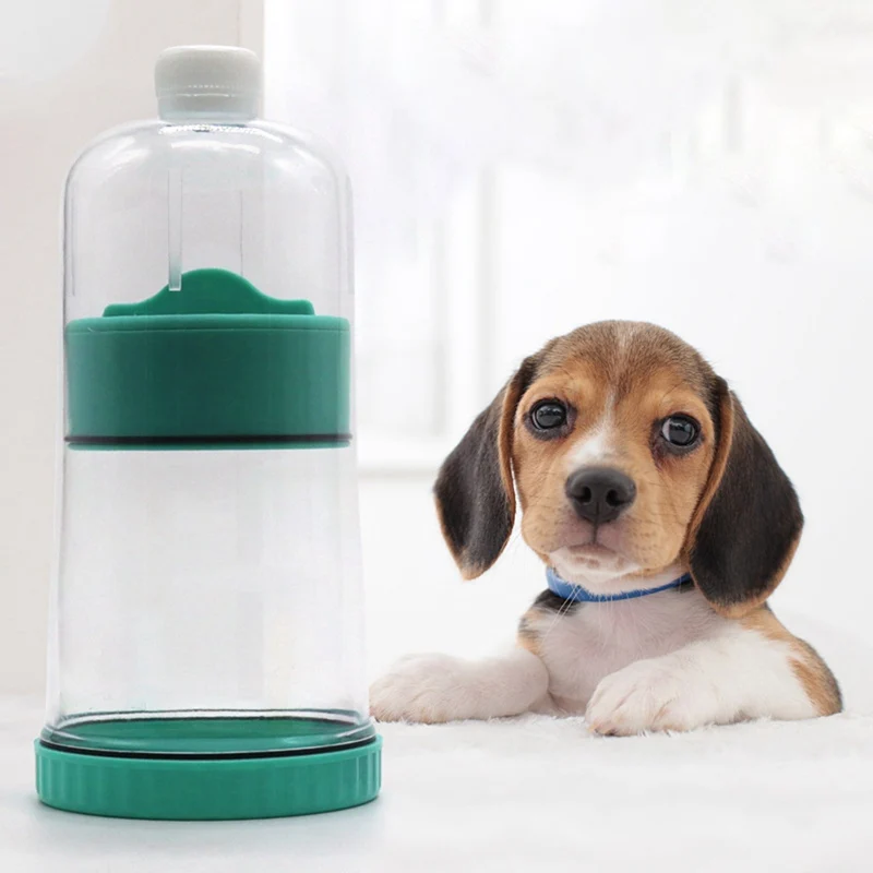 

Pet Dogs Cage Hanging Water Dispenser Leak-proof and Chew-proof No Drip Water Bottle with 4 Filters