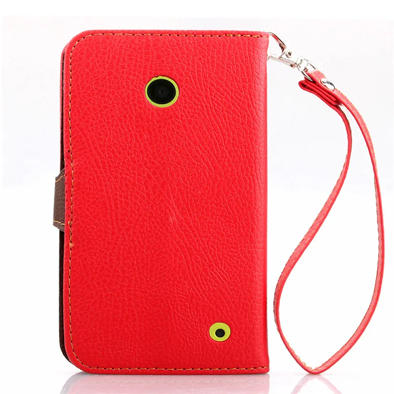 Для Nokia Lumia 630 чехол роскошный кожаный силиконовый кошелек флип для телефона 635/Dual