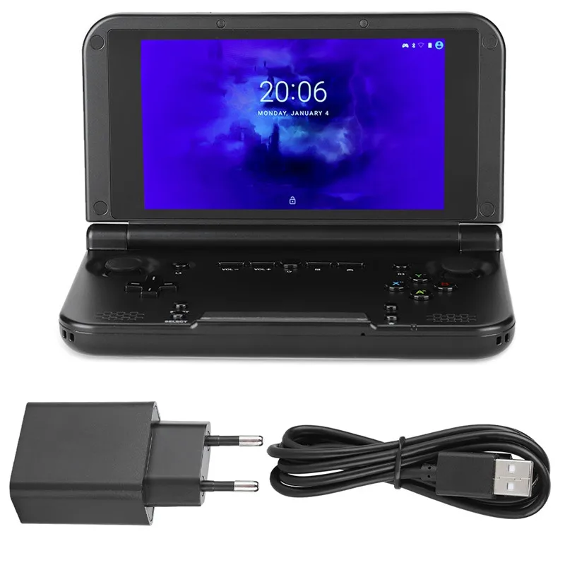 GPD XD Plus, игровая консоль, планшет, портативный игровой планшет, ПК, видео игра, 32 ГБ, 5,0 дюймов, ips экран, штепсельная вилка европейского и американского стандарта, 110 В-240 В, складная - Цвет: Белый