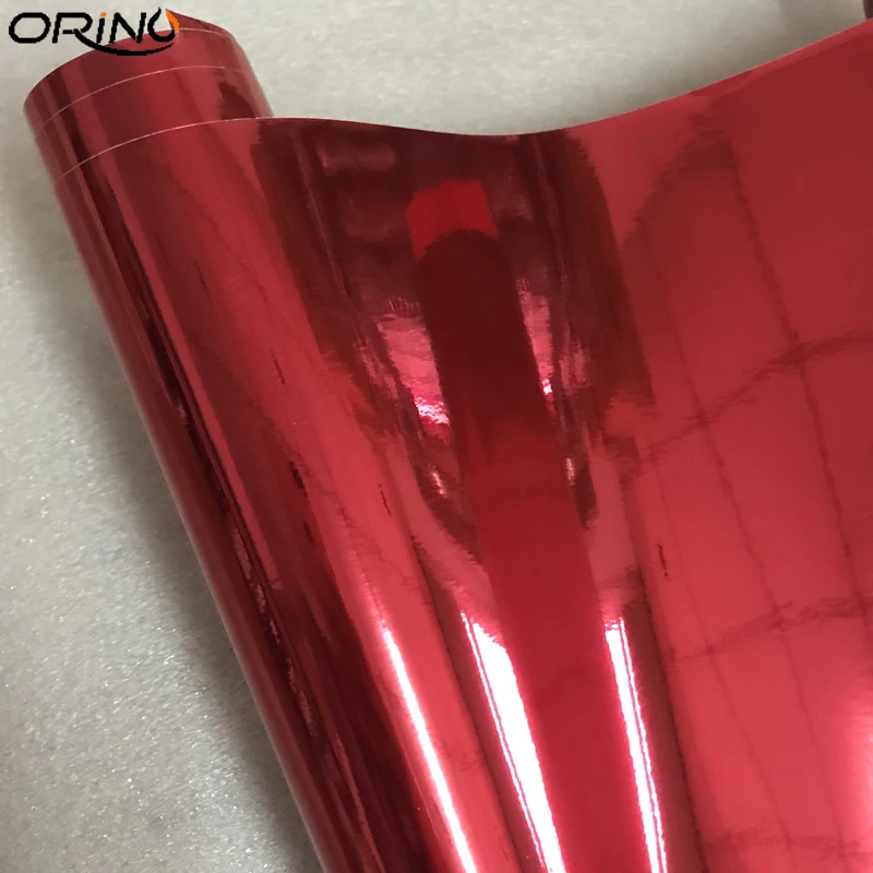 Red Chrome Vinyl Film Wrap-5