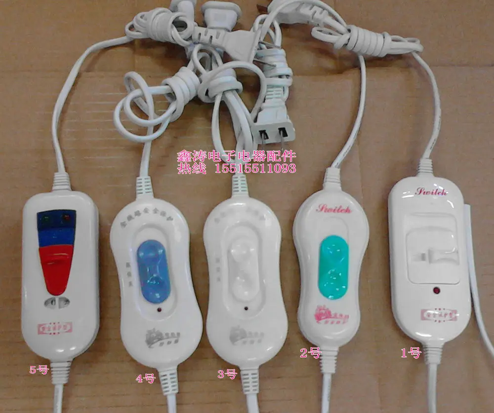 Double Dual Control Electric Blanket Position Switch Electric Mattress Controller Switches Genuine Original Single Copper Wire Wire Wrap Switch Light Wiringswitch Fabric Aliexpress