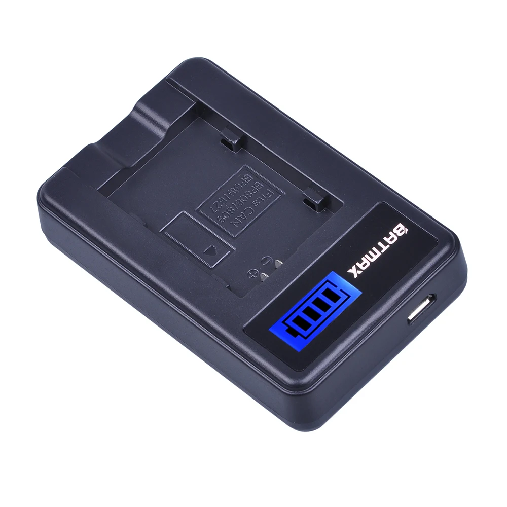 1pc BP-828 LCD Display USB Battery Charger For Canon VIXIA GX10 HFS30 HF20 HG20 G30 G40 XA20 XA25 HFM300