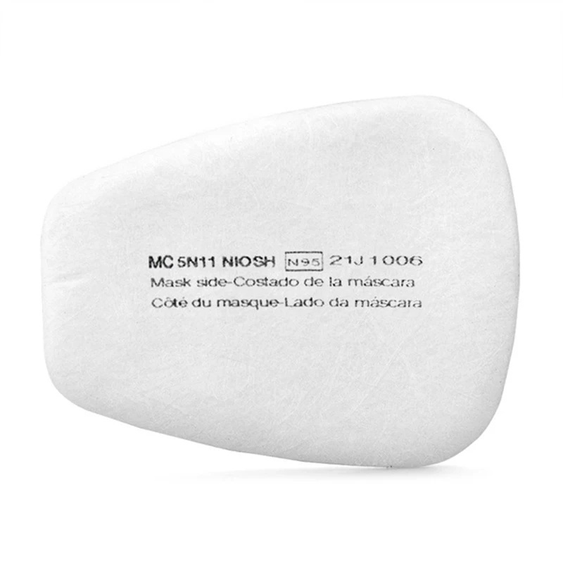 

10Pcs/Pack 5N11 Dust Filter Cotton Anti-dust For 6200/7502 Gas Mask for Painting N95 Level Particulate Matter Paint Room