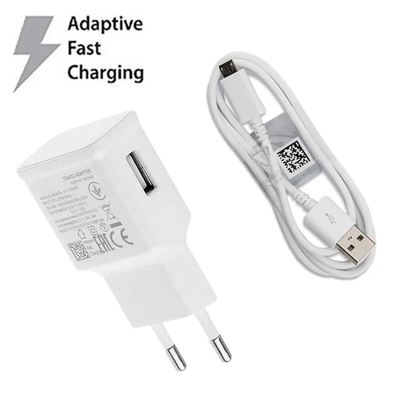 

Micro USB data Cable 9V 1.67A Adapter Adaptive Fast Charger For Galaxy S6 S7 Edge Note 4 5 HTC Desire 12 12S Honor 8x 7x 7a 8a