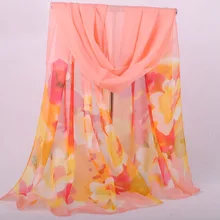 Three Colour Pashmina Scarf flower Long Size Voile Scarf za women 2015 print burnout velvet scarf