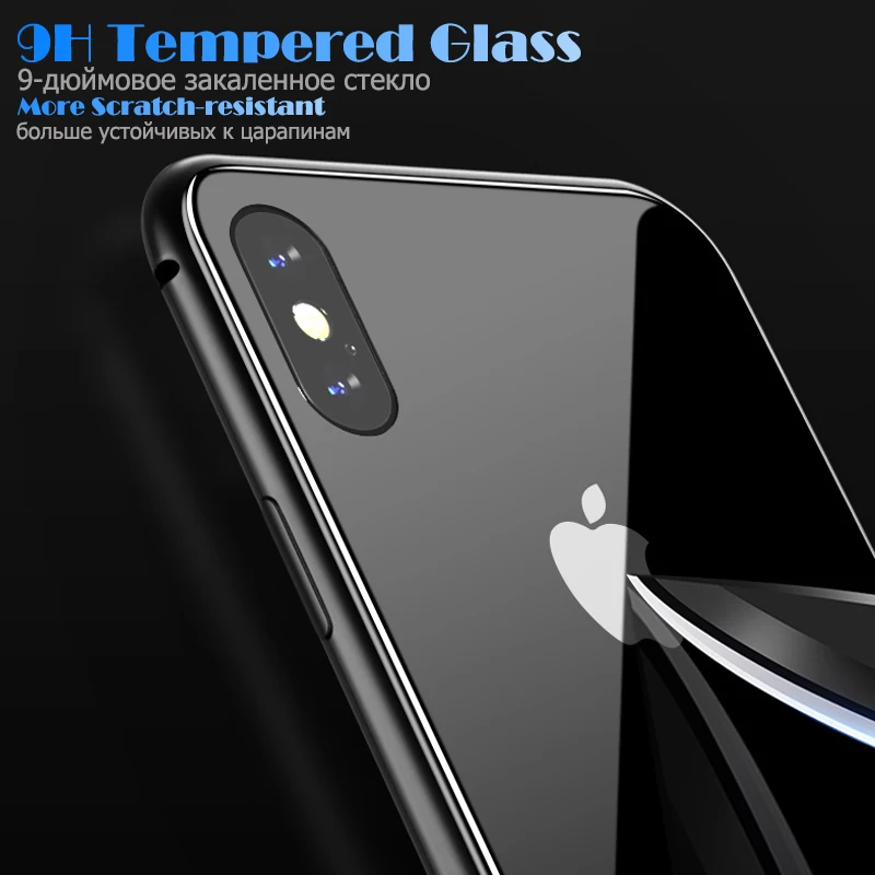 Топ новый Магнитный адсорбционный чехол для телефона iPhone X Xs Max Xr 8 7 6 s Plus 360