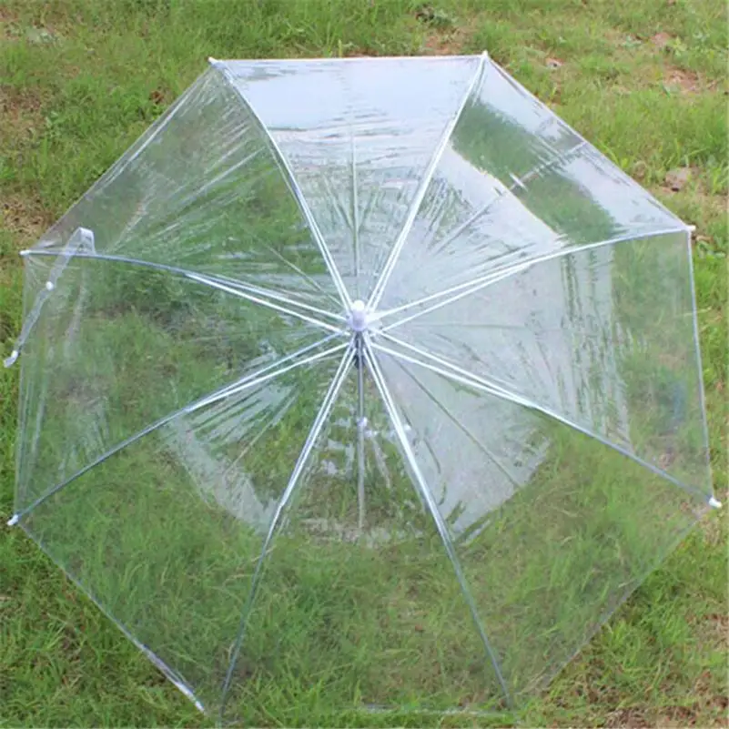 New Transparent Clear Rain Umbrella Parasol PVC Dome for Wedding Party