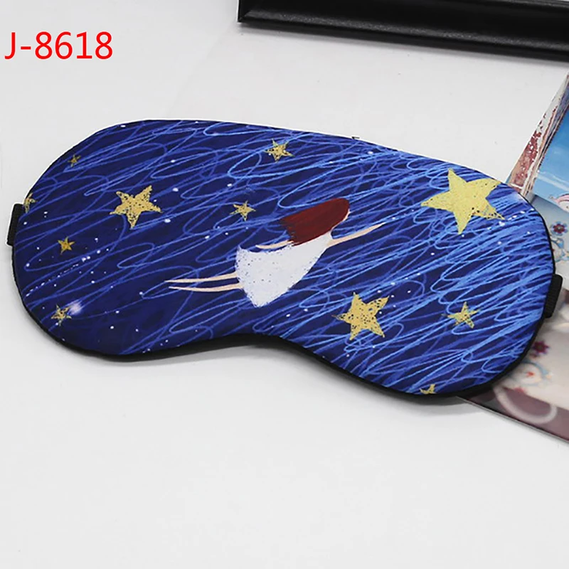 1pc Cartoon Sleeping Mask Eyepatch Eye Cover Sleeping Aid Eye Patch Eyeshade Cover Eye Mask Eyepatch Eye Cover Cotton Eyeshade - Цвет: 12