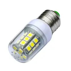 10 шт./лот, jiawen E27 3 Вт светодиодный кукурузы лампа 350lm 27-SMD 5050-белый (AC 220 ~ 240 В), Бесплатная доставка