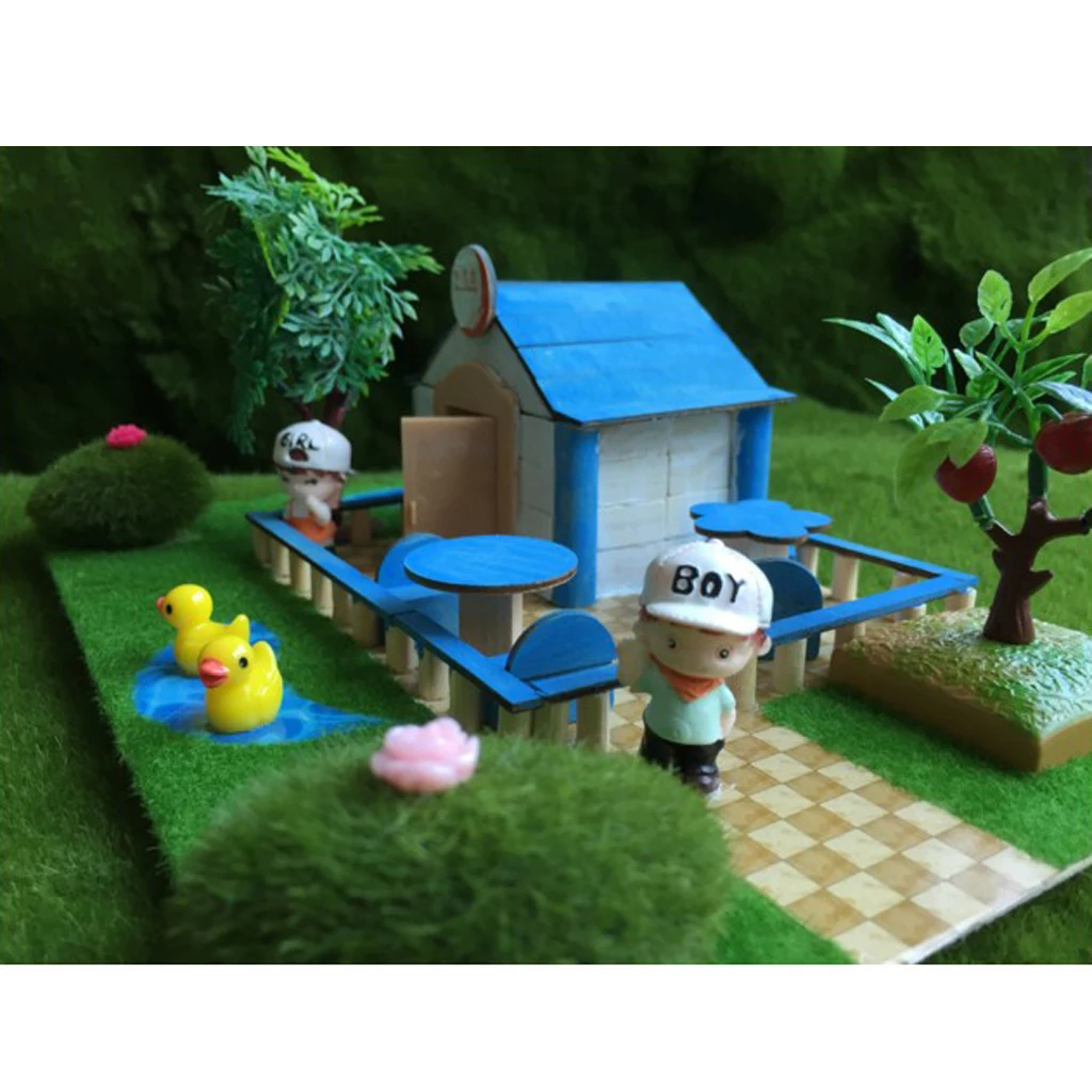 Handcrafts Miniature Project DIY Dolls House & Garden Building Model Toy Kids Play Fun & Early Learning Birthday Gift
