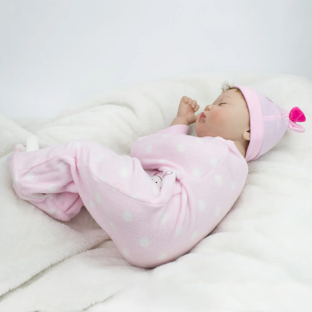 22 дюйма 55 см силиконовые куклы Reborn реалистичные Bebe спящие Младенцы игрушки для
