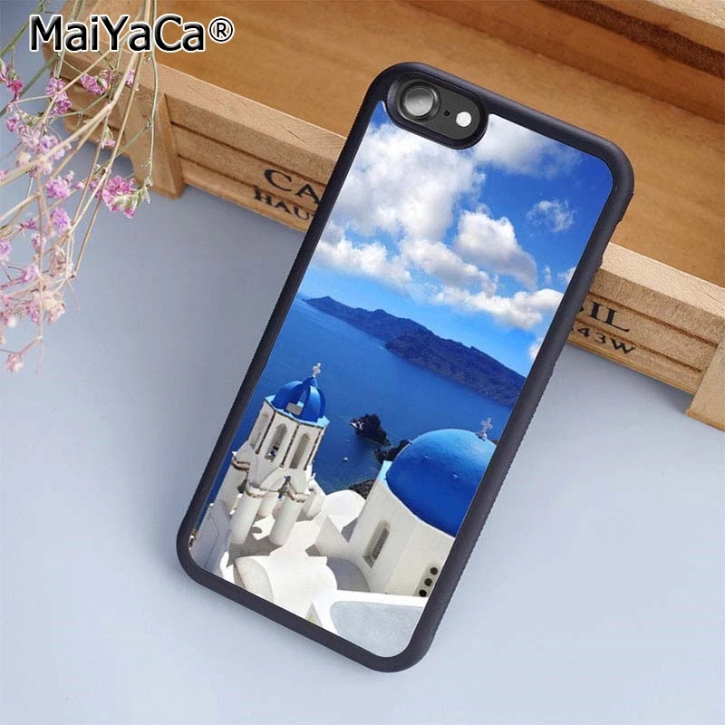 MaiYaCa Oia Village Santorini Greece Phone Case Cover For