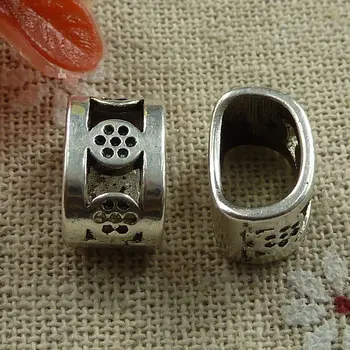

150 pieces tibetan silver nice spacers 13x9x8mm #1424