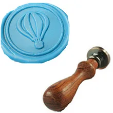 Винтаж шар пользовательские изображение логотипа свадебные приглашения Воск уплотнительное штамп палисандр ручки комплект