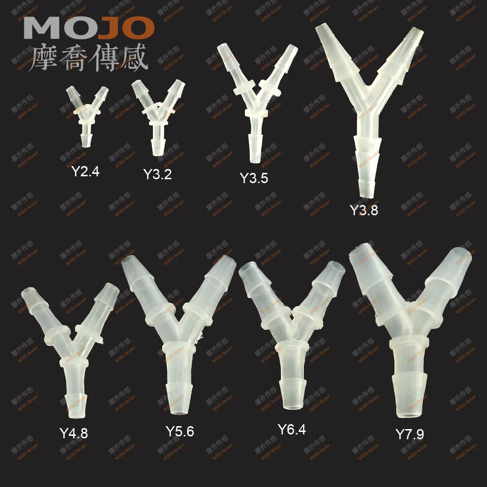 

2020 (10pcs/Lots) MJ-Y3.8 PP Three way connectors 3.8mm Y type pipe joint