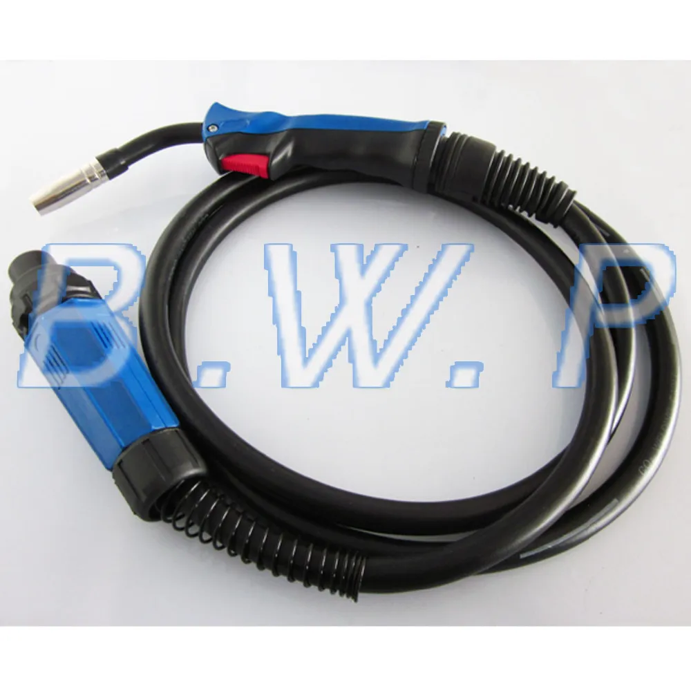 MIG MAG CO2 Mixed Gas Welding Torch 5M Binzel Style 15AK Cable Nozzles