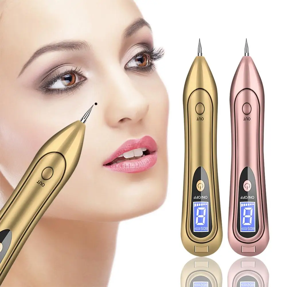 

LCD Multi-function Spot Remover Pen Display Laser Mole Removal Tool Freckle Removal Wart Removal Machine Skin Care Beauty Device
