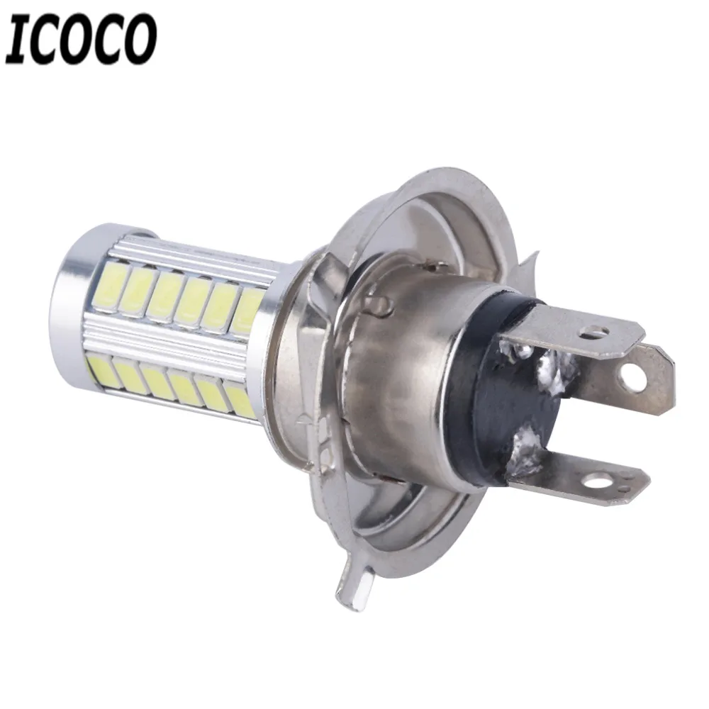 ICOCO H4 светодиодный 5630 33SMD 8 Вт 33 светодиодный фонарь для автомобиля фары 12 В 800lm DRL дневные светофоры для вождения Противотуманные фары Горячая Распродажа