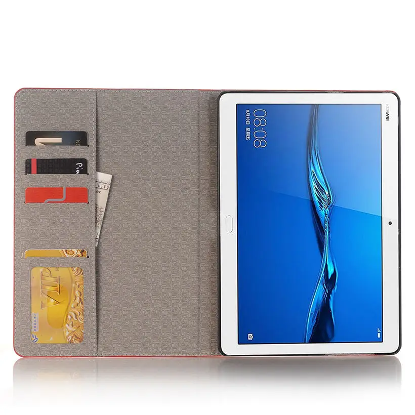 Чехол подставка из искусственной крокодиловой кожи для Huawei MediaPad T3 10 9 6