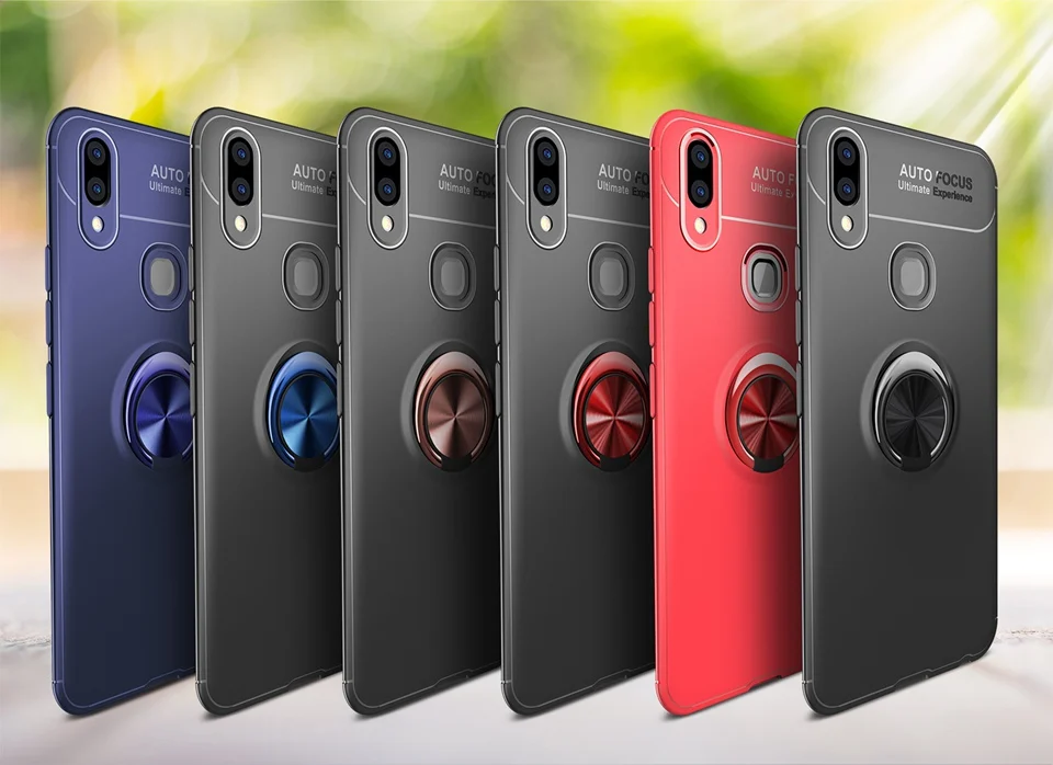 WHaY Case For Vivo V9 360 TPU Degree Finger Ring  Holder Car Magnet Phone Cover For Vivo Nex V11 Pro V9 S Vivo V9 Nex S Coque   (17)