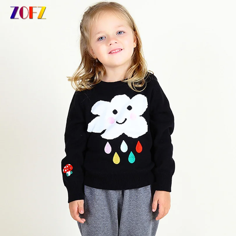 ZOFZ Baby Sweater Cotton Lions Pullover Autumn Winter Cardigan for Boys